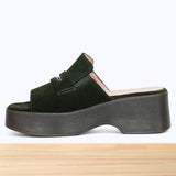 3543F Evania Cuir Vert