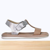 3570F Lurette Cuir Sepia Argenté