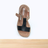 3570F Lurette Cuir Sepia Noir