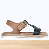 3570F Lurette Cuir Sepia Noir
