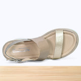 3571F Elisse Cuir Beige Doré
