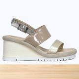 3571F Elisse Cuir Beige Doré