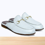 357F Tolna Cuir Blanc Cassé