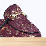 357F Tolna Cuir Bordeaux Brillant