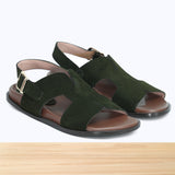 3605F Ambréa Cuir Vert Kaki