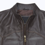 370 Pazro Jacket Cuir Marron