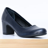 372F Nomar Cuir bleu marine