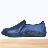 390F Céline Cuir Bleu Marine