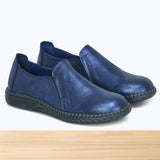 390F Céline Cuir Bleu Marine