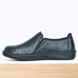 390F Céline Cuir Noir Gris