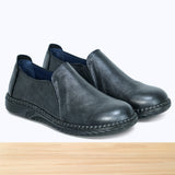 390F Céline Cuir Noir Gris