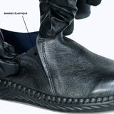 390F Céline Cuir Noir Gris