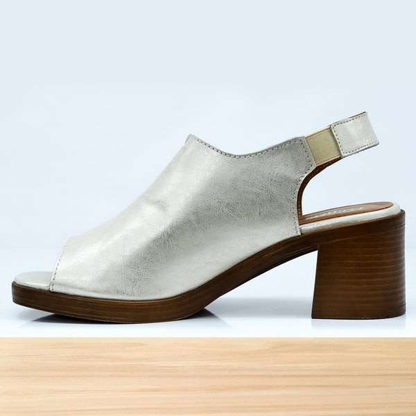 396F Mobella en Cuir Argenté