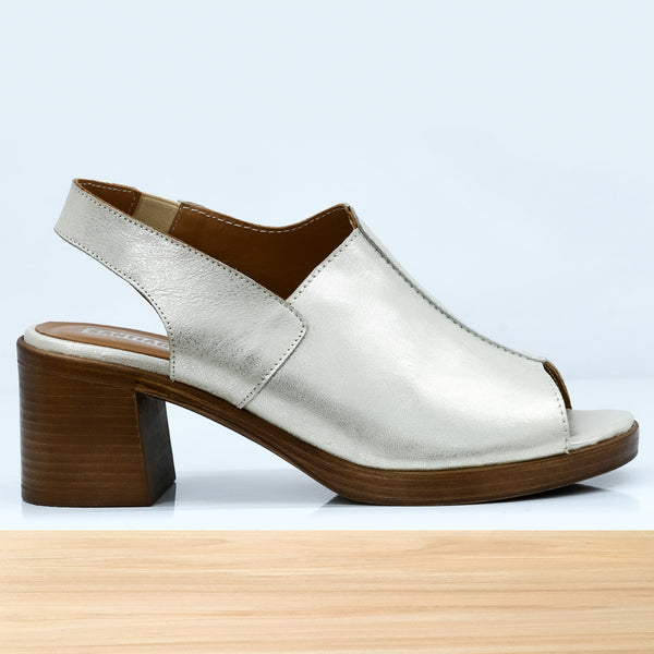 396F Mobella en Cuir Argenté