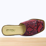 005F Emora Cuir Rouge Serpent