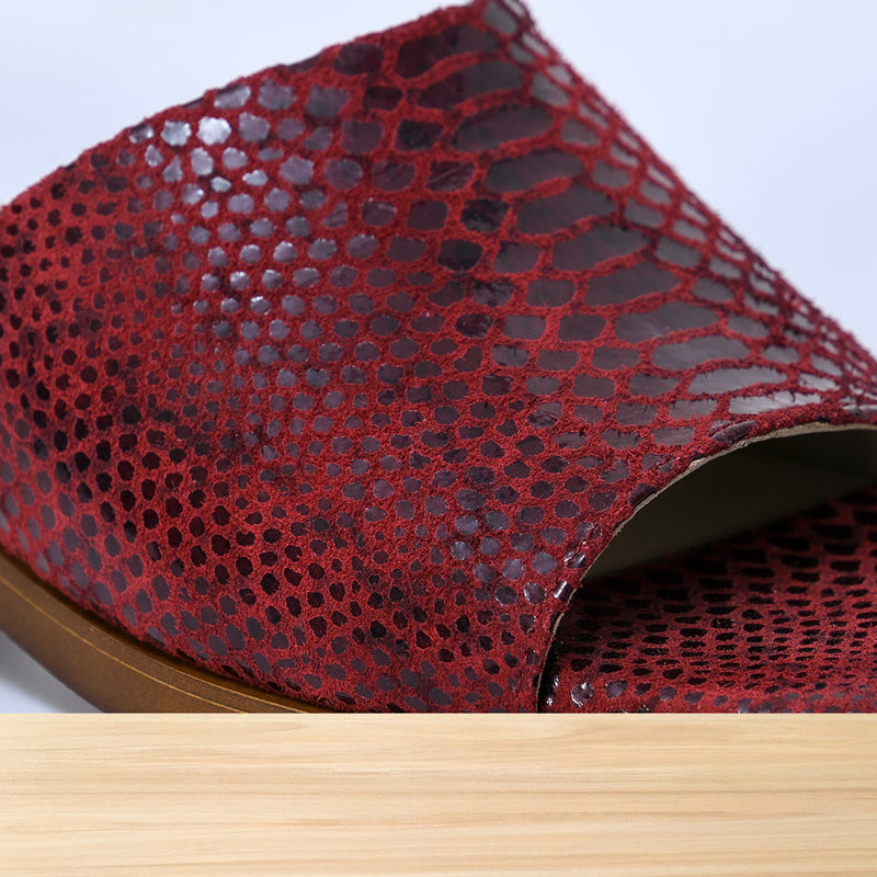 005F Emora Cuir Bordeaux