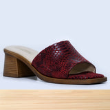 406F Mary Cuir Bordeaux Serp