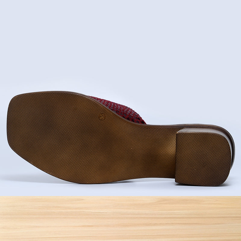 406F Mary Cuir Bordeaux Serp