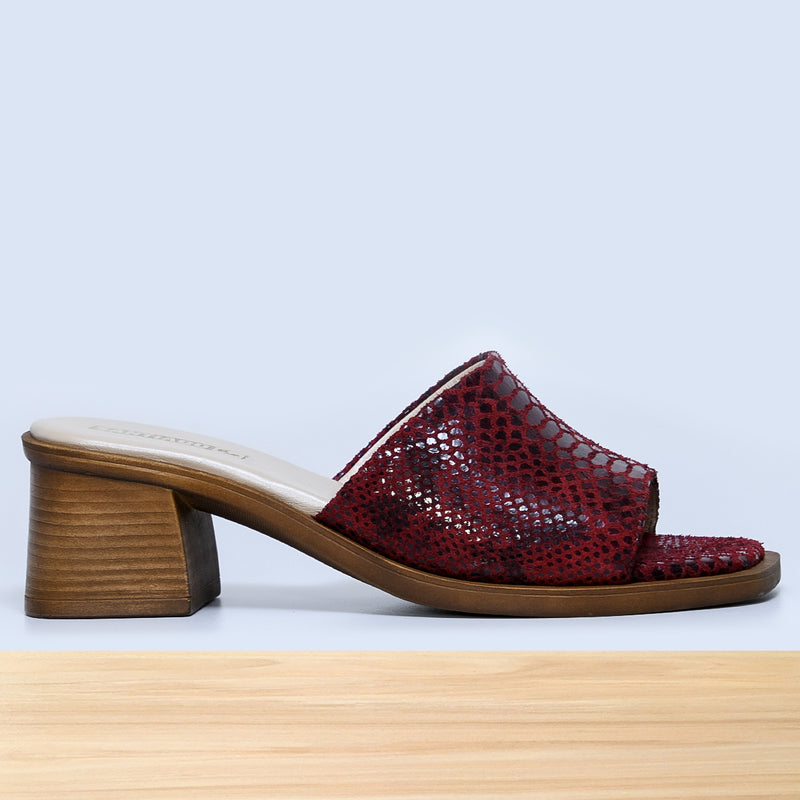 406F Mary Cuir Bordeaux Serp