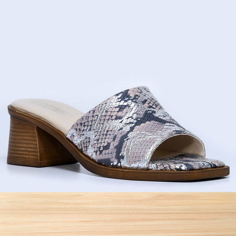 406F Mary Cuir Gris Serp