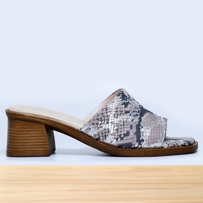 406F Mary Cuir Gris Serp