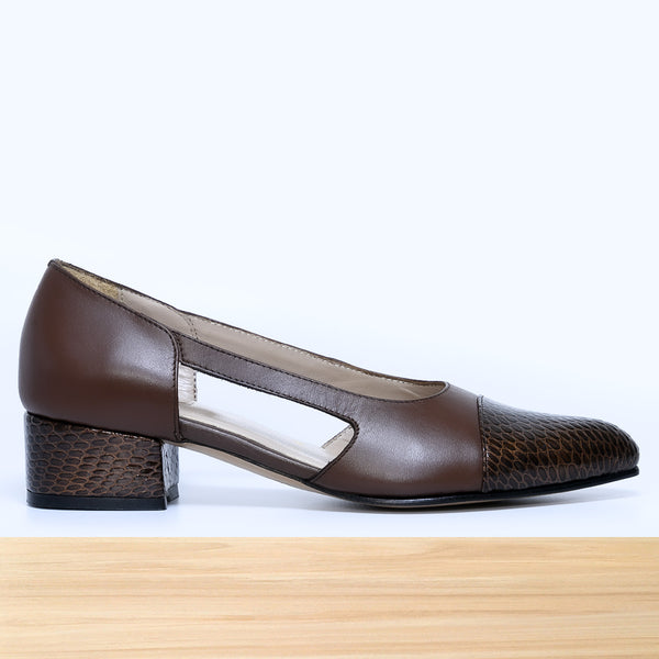 408F Bofia en Cuir Marron