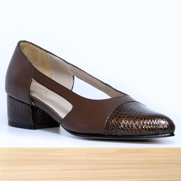 408F Bofia en Cuir Marron