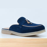 427F Zeina Cuir Bleu-Pétrole