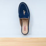 427F Zeina Cuir Bleu-Pétrole