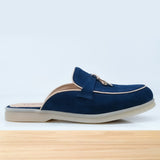 427F Zeina Cuir Bleu-Pétrole