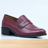 429F Axelle Cuir Bordeaux