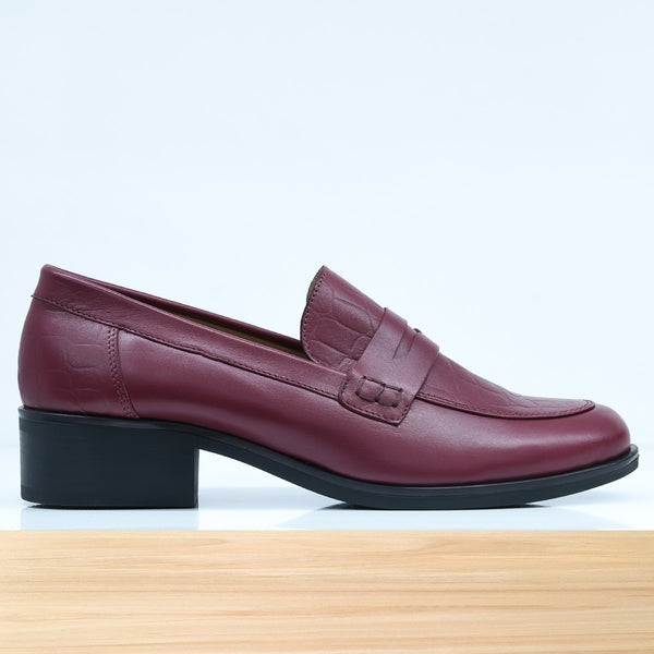 429F Axelle Cuir Bordeaux