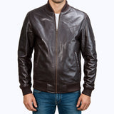 432F Breno Jacket Cuir Marron