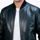 432F Breno Jacket Cuir Noir