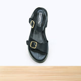 438F Tina Cuir Noir Mat