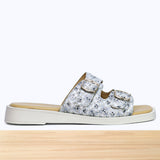 460F Charm Cuir Beige Gris