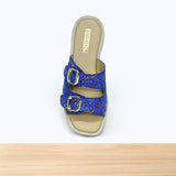 460F Charm Cuir Bleu D
