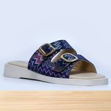 460F Charm Cuir Bleu