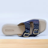460F Charm Cuir Bleu