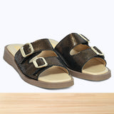 460F Charm Cuir Doré Brillant