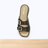 460F Charm Cuir Doré Brillant