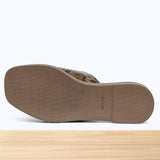 460F Charm Cuir Serpent Camel