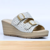 460F Funar Cuir Blanc