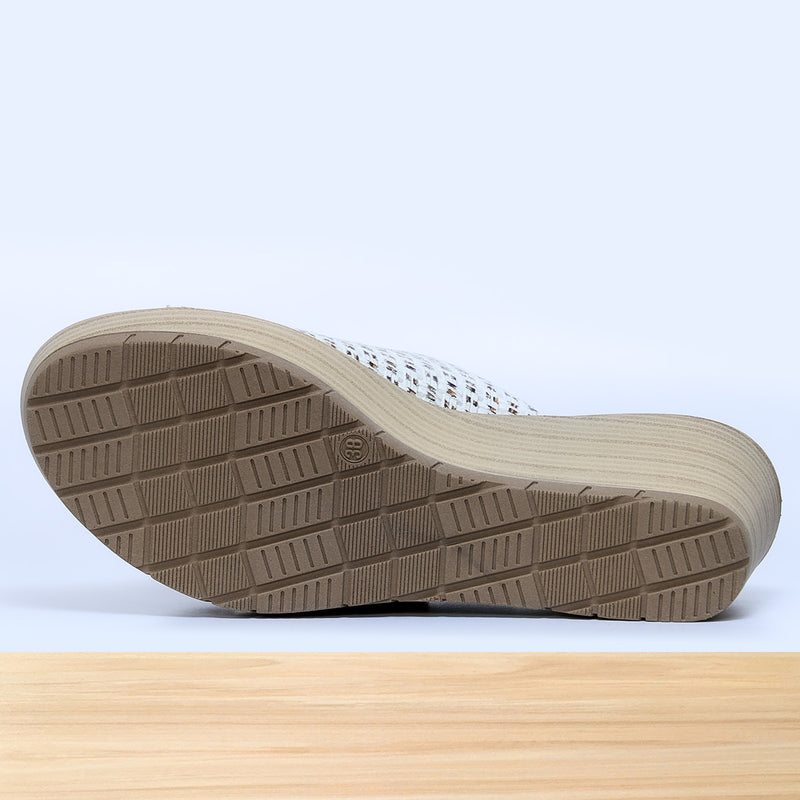 460F Funar Cuir Blanc