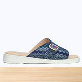 461F Gloria Cuir Bleu Multicolore
