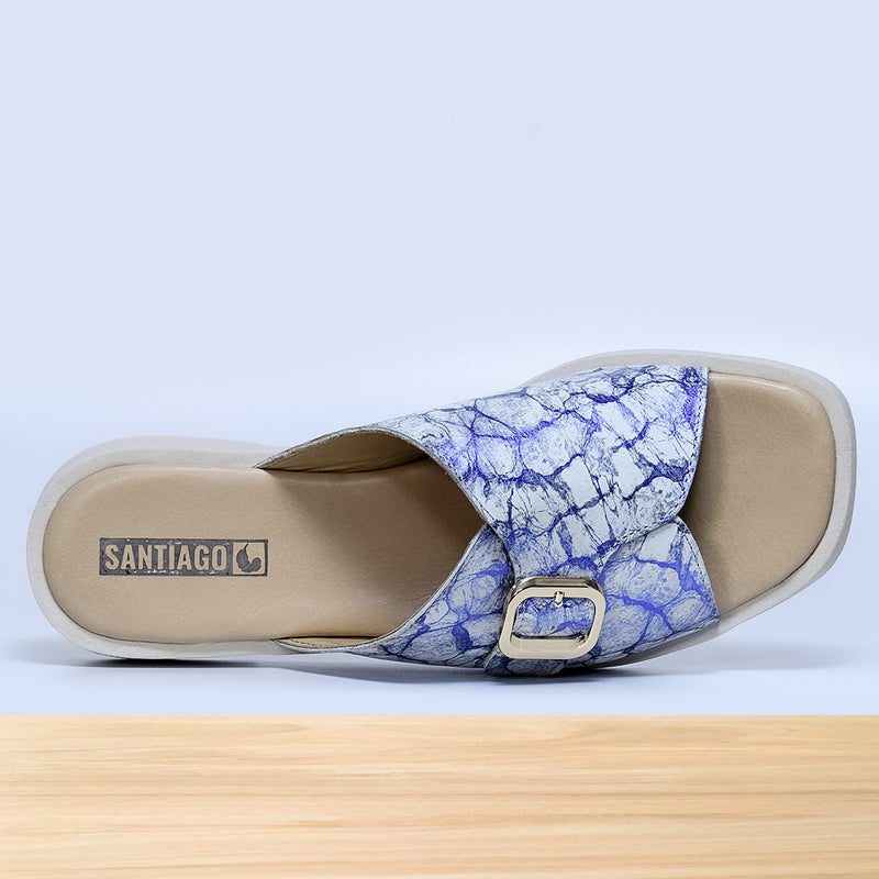 461F Gloria Cuir Glacier Bleu