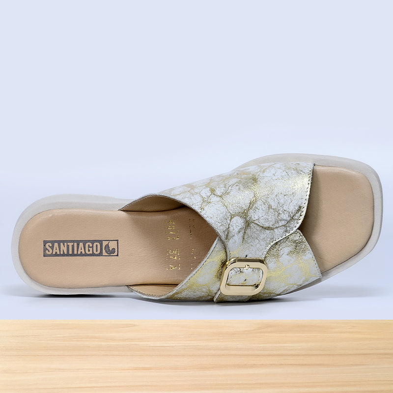 461F Gloria Cuir Ivory Gold