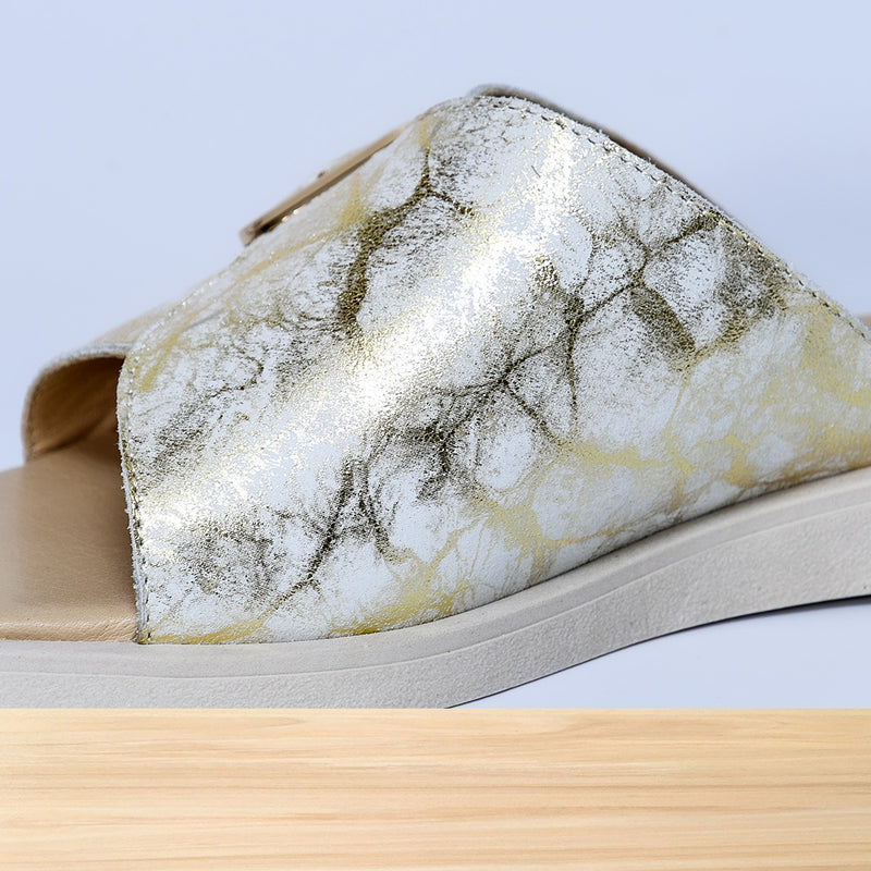 461F Gloria Cuir Ivory Gold