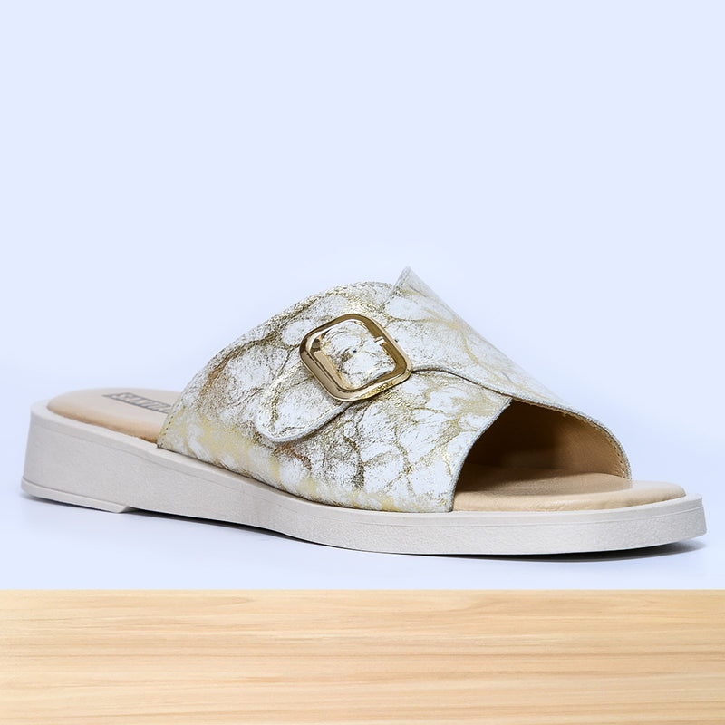 461F Gloria Cuir Ivory Gold