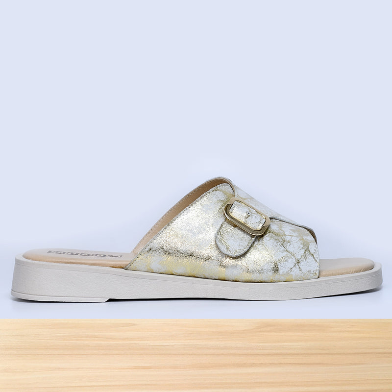 461F Gloria Cuir Ivory Gold